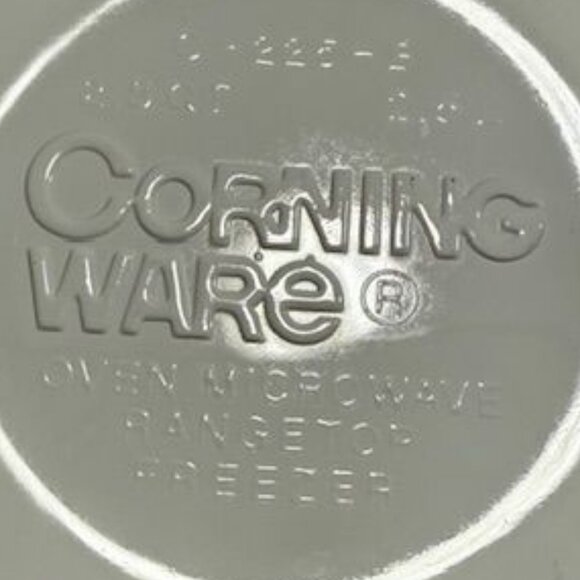 Vintage CorningWare French White Oval 2.5qt Baking Dish with Lid C-225-B - Picture 12 of 14